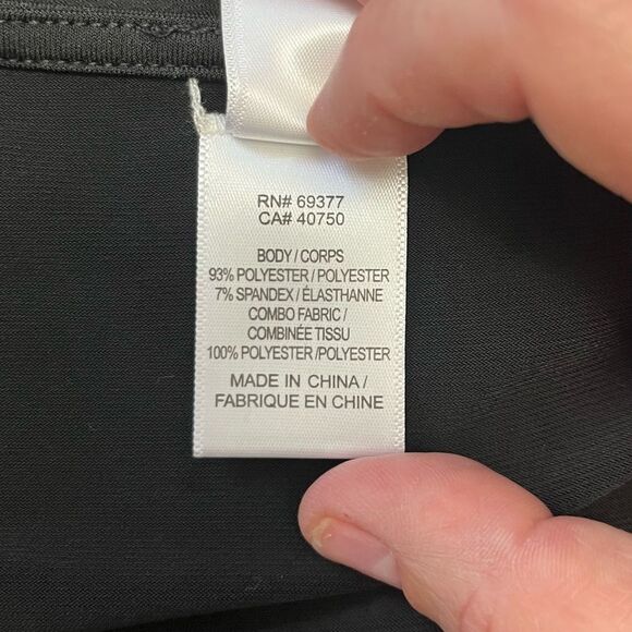 Marla Wynne Layers Chiffon Overlay Handkerchief Hem Poncho Top Size Small NWT - Picture 8 of 11